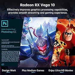 KAMRUI AMD Ryzen 7 3750H Mini PC, Windows 11 Pro