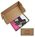 Women's Lady's 4 Pack Multi Color Cotton Crew Socks Multi Color2 One Size