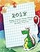 2018 Happy Dragon Plans Things 2017-2018 Academic Year Monthly Planner: July 2017 To December 2018 L by Laura's Cute Planners