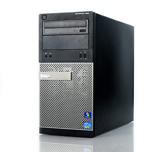 Dell Optiplex 390 Tower Business High Performance Desktop Computer PC Wi-Fi (Intel Quad-Core i5-2400 up to 3.4GHz, 8GB DDR3 Memory, 2TB HDD, DVD, Windows 10 Pro 64-bit HDMI (Renewedd)