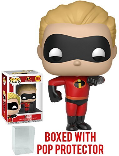 Funko Pop! Disney Pixar: Incredibles 2 - Dash Vinyl Figure (Bundled with Pop Box Protector Case)