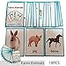 18PCS/Set Farm Animals Kids Gifts English Flash Cards Pocket Card Educational Learning Baby Toys for Children Pre-Kindergarten