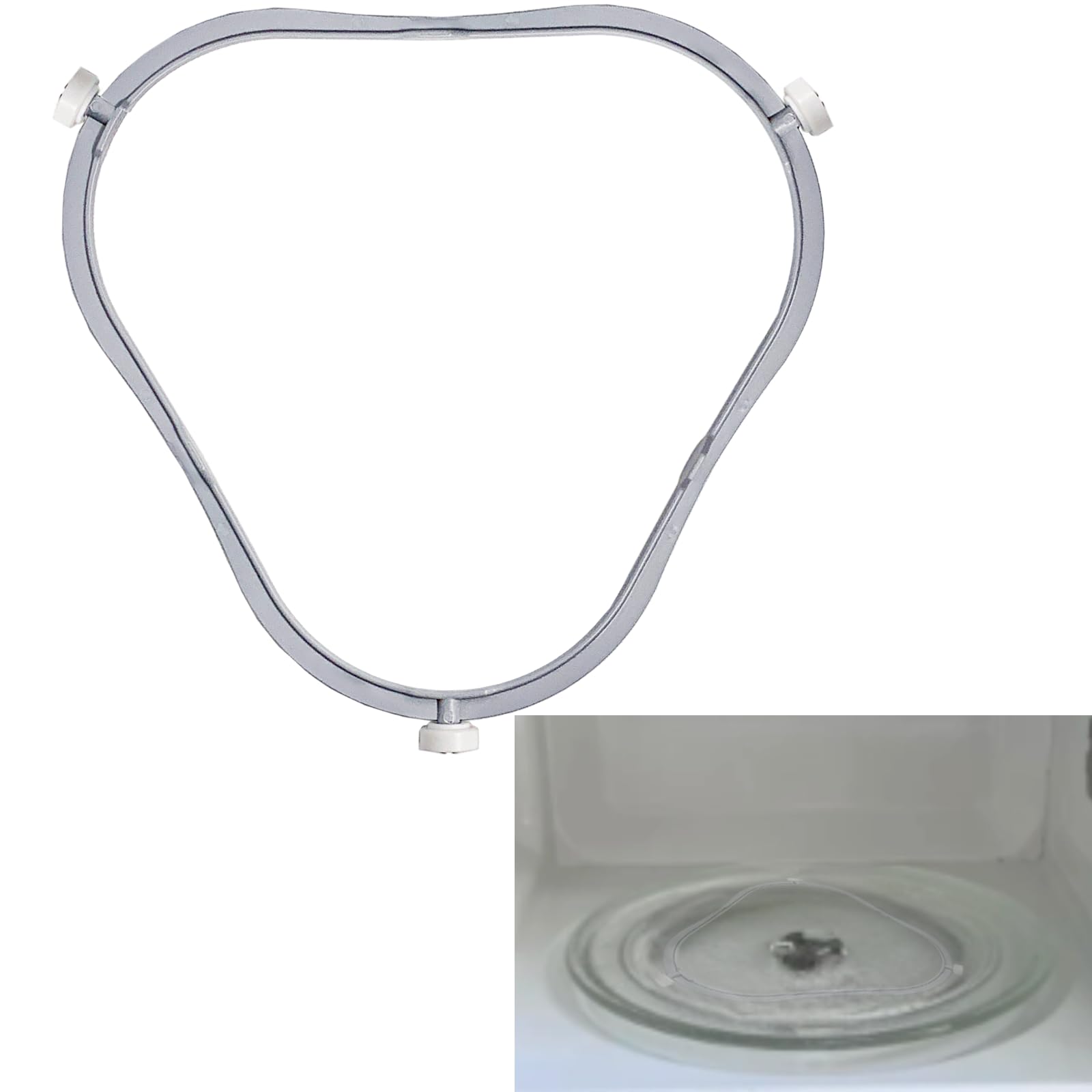 Photo 1 of 7.48 in W11252182 Microwave Turntable Support Ring,Microwave Oven Turntable Ring Fit for Whirlpool Maytag Microwaves,Replaces 8206227,W10435114