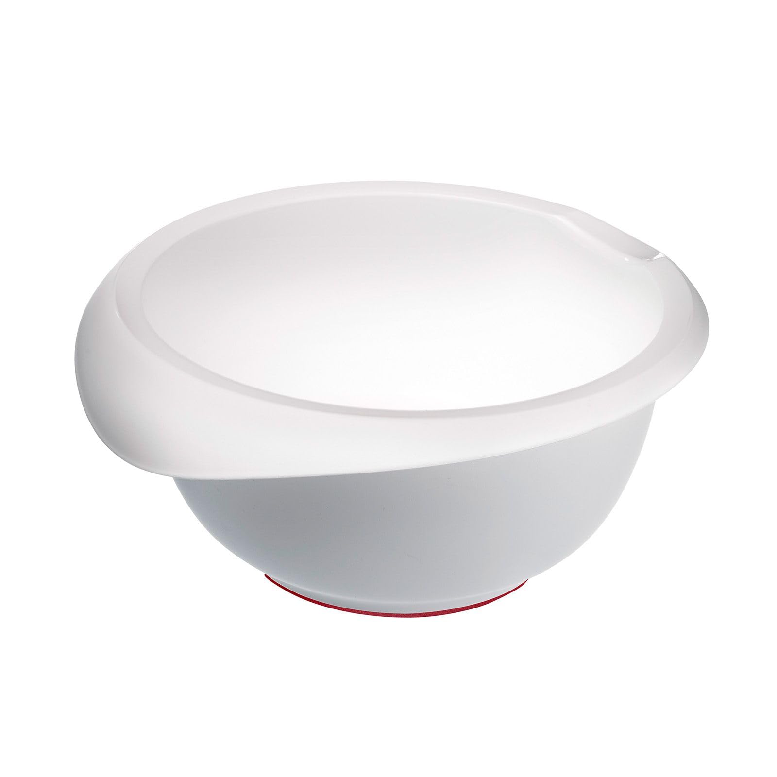 Westmark Mixing/Baking Bowl, 3.5 L, with Spout, Plastic, White, 3154227W