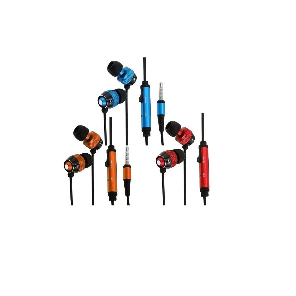 EpicDealz 3 Pack in-Ear Earphone Earbud + Mic Compatible with Apple iPhone 6 6S Plus SE 5 5S 5C4G 4GS