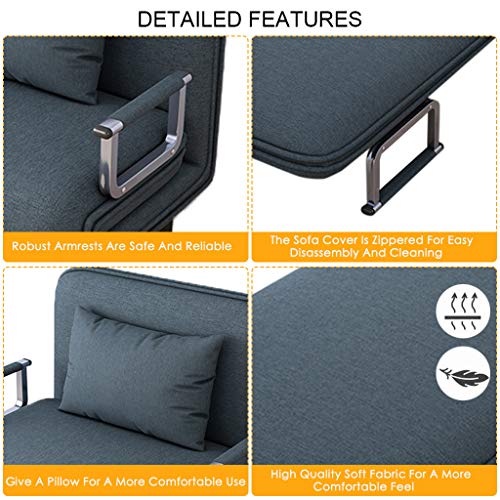 image for Dasuy Sofa Chair Fold Out Bed Convertible Sofa Bed Folding Arm Chair S