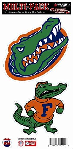Stockdale Florida Gator Logo and Al Repositional Decal Multi-Pack