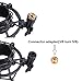 Microphone Shock Mount with Pop Filter, Mic Anti-Vibration Suspension Shock Mount Holder Clip for Diameter 46mm-53mm Microphone (Grey)