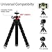 LONENESSL iPhone Tripod Phone Tripod, Bold and strong tripod legs,Mini Cell Phone Tripod Camera Stand Holder and Universal Clip for iPhone Stand with Bluetooth Remote for iOS Android Smartphone