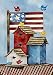 Freedom Birdhouses Spring Garden Flag Patriotic Primitive Birds 12.5" x 18"