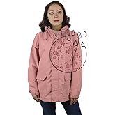 Wooksmi Women’s Waterproof Rain Jacket Lightweight Outdoor Windbreaker Hooded Rain Coat