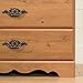 South Shore Prairie 5-Drawer Dresser, Country Pine with Metal Handles & Knobs