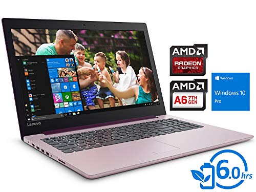 Lenovo IdeaPad 330 Laptop, 15.6″ HD Display, AMD A6-9225 Upto 3.0GHz, 16GB RAM, 256GB SSD, DVDRW, HDMI, Card Reader, Wi-Fi, Bluetooth, Windows 10 Pro – (Purple)