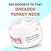 Delfogo Rx Neck and Chest V-Covery Cream, Neck Firming and Tightening with Squalane and Peptides, Hyaluronic Acid for Skin Tightening, 1.75 oz (50g) - SkinPro