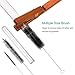 Oria Cleaning Brush Set, 8 Inch Nylon Tube Brushes with Protective Cap for Drinking Straws, Glasses, Keyboards, Jewelry Cleaning, Etc, 10 Packs