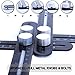 Angle Template Tool, Upgraded Universal Angularizer Ruler,Aluminum Alloy Multi Angle Ruler Measuring for Handymen Builders Craftsmen Carpenters Roofers Tilers DIY-ers