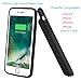Gomeir iPhone 8/7/ 6s/ 6 Battery Case 5000mAh External Portable Battery Power Case Protective Charging Cover Juice Pack Compatible with iPhone 8,7, 6s, 6 (4.7 Inch)(Black)