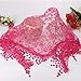 Luxury Newborn Boy Girl Baby Photography Props Wrap Lace Yarn Cloth Blanket (Rosy)