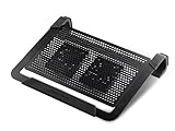 Cooler Master NotePal U2 PLUS - Laptop Cooling Pad with 2 Configurable High Performance Fans (Black)