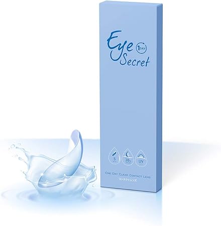 Amazon キャンセル不可 Eye Secret 1 Day 5枚入り アイシークレット ワンデー コンタクトレンズ 高度数対応 含水率38 0 Uvカット Pwr 4 50 Eye Secret ソフトコンタクトレンズ