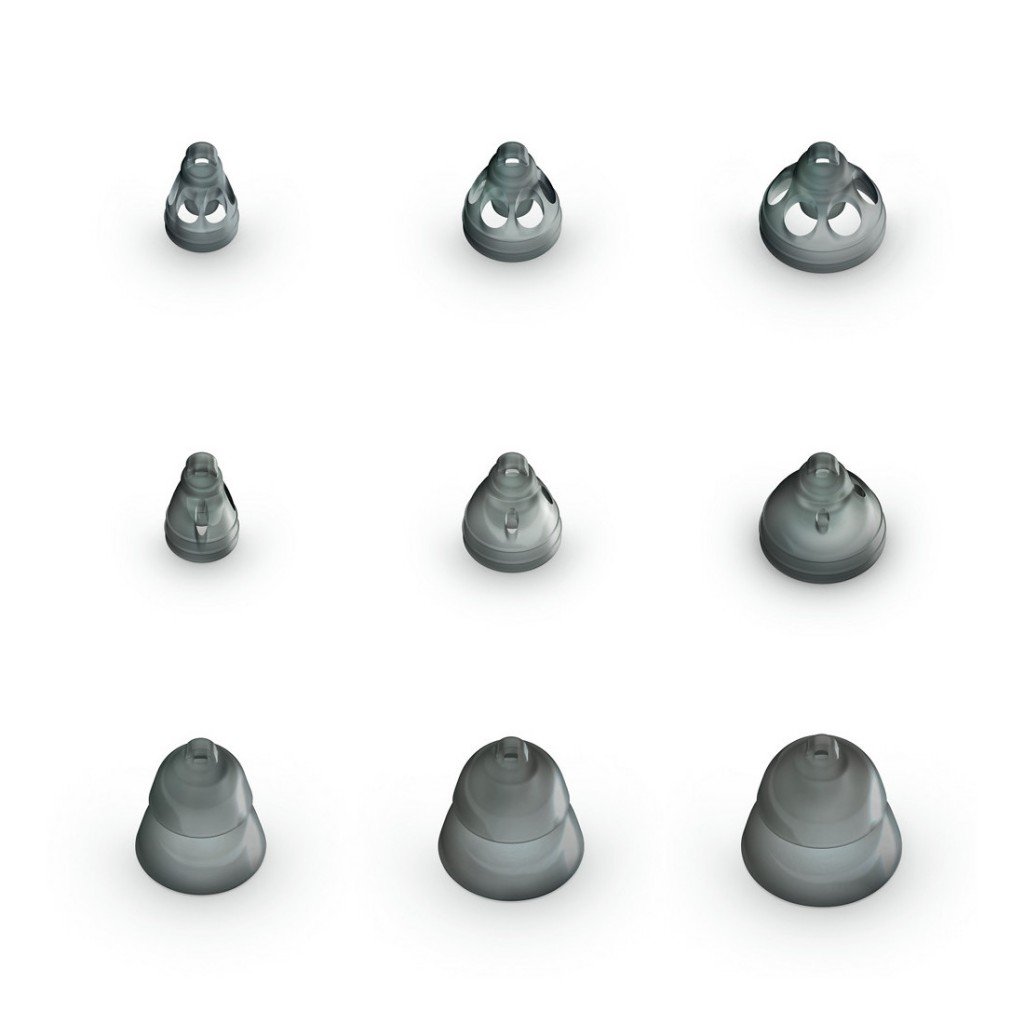 Phonak Hearing Aid Closed Domes, Size Small (New Smokey Domes)