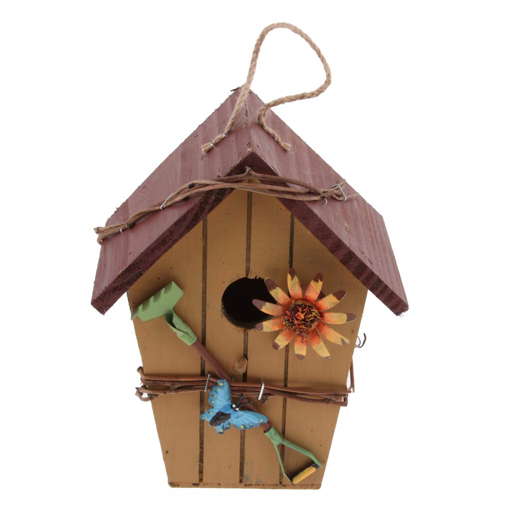 Birdhouses Patio, Lawn & Garden Fenteer Wooden Bird Houses Pastoral