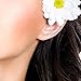 Leaf Studs Ear Crawler Earrings Cuffs Climber Ear Wrap Pin Cute Women Vine Pierced Charms Hoops Jewelry Silver Plated