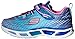 Skechers Kids Girls' Litebeams-Colorburst Sneaker, Blue/Hot Pink, 1.5 M US Little Kid