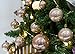 AMS 40ct Christmas Ball Plated Ornaments Tree Collection for Holiday Wedding Party Decoration(40ct Pearl, Rose Gold)
