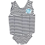 Splash About Float Suit with adjustable buoyancy (swimwear), Navy & White stripe