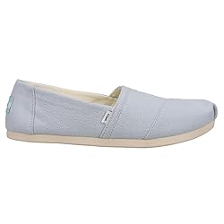 TOMS Womens Alpargata Slip On Flats Casual - Blue