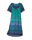 National Ocean Breeze Crinkle Dress