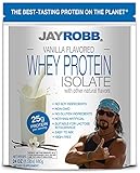 Jay Robb Whey Vanilla Isolate Protein Powder, Low