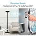 Tenergy Modern Torchiere Floor Lamp, 3000L LED, 30W, Remote Control, Touch Dimmer, 90° Adjustable, Warm White