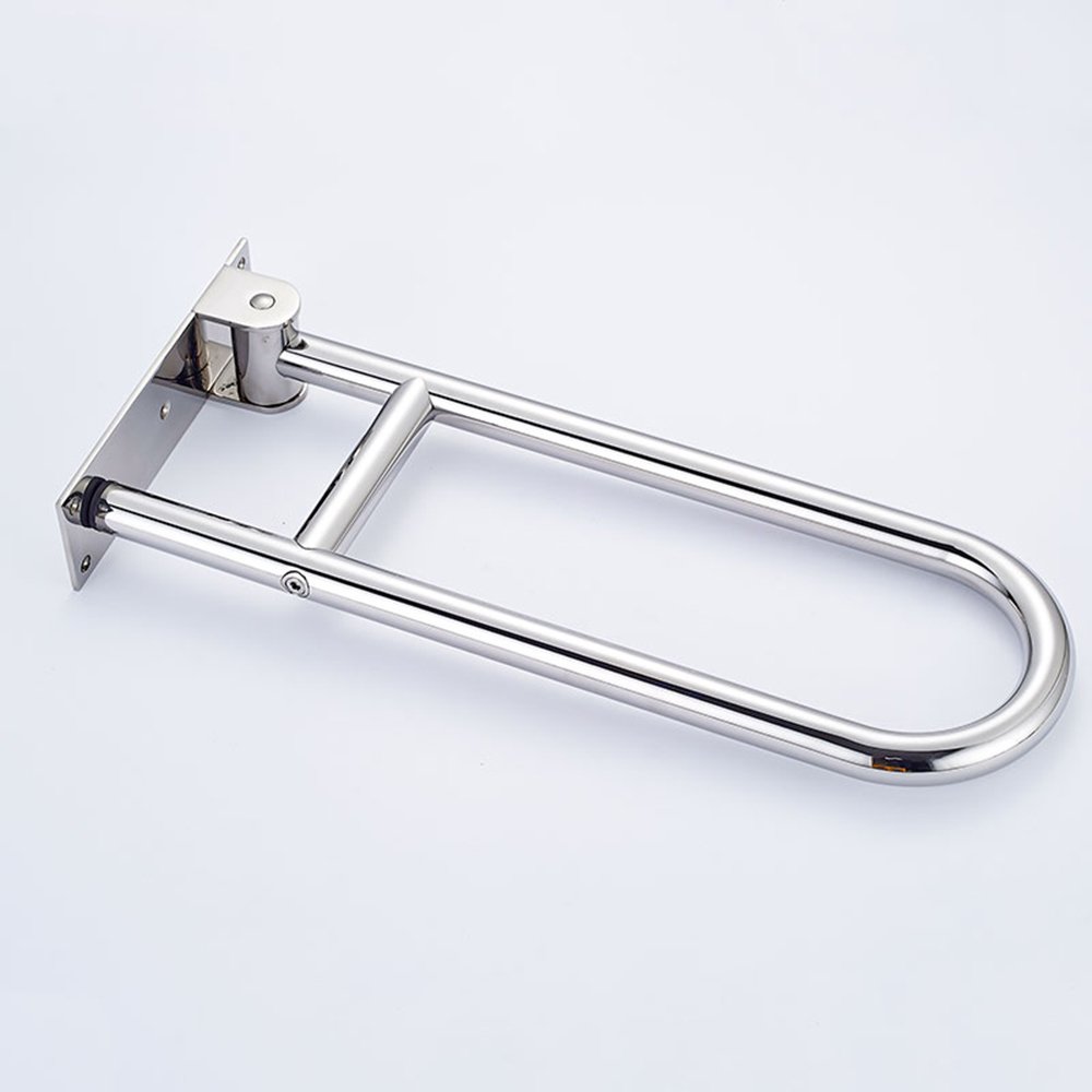 Xsjz バスルーム手すり 折りたたみ式 ステンレススチールサポートハンドル 高齢者トイレ洗面器ノンスリップu型アームレスト シャワーハンドグリップハンドルグラブバー B07gfdn69w 手すり 浴槽手すり 海外 正規品 Mongolianski Mn
