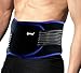 Ipow Adjustable Lightweight Back Brace Waist Trimmer with Removable Metal Boning & Optional Plastic Boning, Lumbar Support, Lower Back Belt, Posture Corrector, Pain Relief for Men and Women