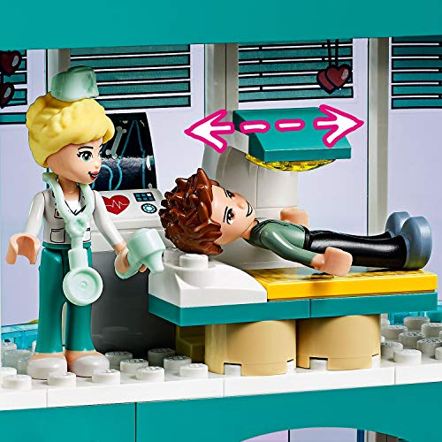 LEGO 41394 Friends Krankenhaus von Heartlake City, Spielzeug ab 6 Jahren mit Mini Puppe Emma und Krankenwagen – Bild 6