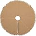 VHC Brands Festive Burlap Solid Color Cotton Farmhouse Christmas Decor Round 21