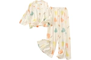 AUSTYLCO After Surgery Clothing for Women Long Sleeve Adaptive Suit Cute Pattern Hospital Gown for Paralyzed Bedridden Patients,Fracture Care