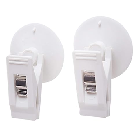 Houeglass Showy 2 Pcs Car Suction Cup Plastic Clips For Ticket Pen