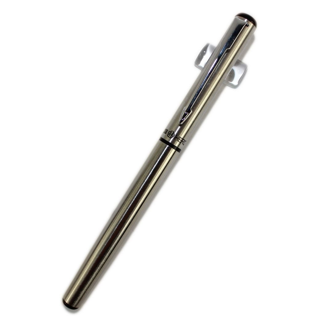 Gullor Advanced Hero 266 silver stainless steel fountain pen fine nib