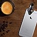 aomuman 3 in 1 Clip-on Cell Phone Camera Lens, 0.65X Wide Angle & 20X Macro & 160° Fisheye Lens for Smart phones