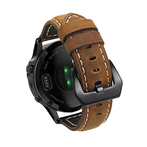 garmin fenix 5 leather band