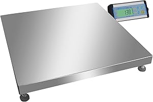 Adam Equipment CPWplus150M CPW Plus M Platform Weighing Scale, 19.7" Platform Width x 19.7" Platform Length, 330 lb Capacity
