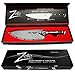 Zelite Infinity 8 Inch Chef Knife with Sheath - German High Carbon Stainless Steel Chef's Knife for Kitchen; Razor Sharp Cutting Knife with Paccawood Handle - Comes in Luxurious Gift Box