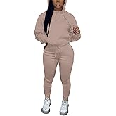 KANSOON Sweatsuits for Women Set 2 Piece Outfits Long Sleeve Hoodie Top and Jogger Pants Tracksuit