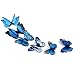 3D Butterfly Wall Decal, 36 PCS Stickers With Double Wings, Sponge Gum and Pins, Removable Wall Decor for Room Home Nursery