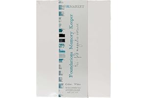 49 AND MARKET Memory Keep, White Tri-Fold