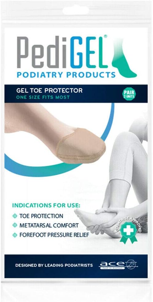 PediGel - Medically Approved Polymer Gel Toe Protector Ideal for General Toe Protection & Comfort in Everyday Footwear - 2 Units - Image 4