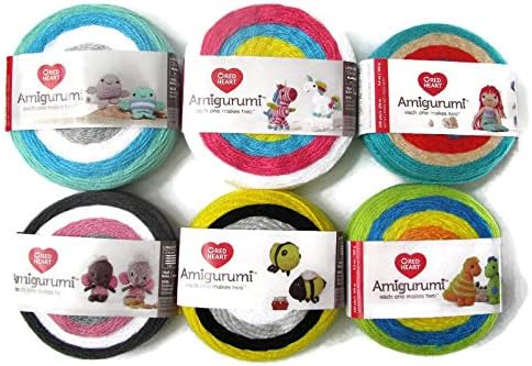 Red Heart Amigurumi Yarn, 6-Pack